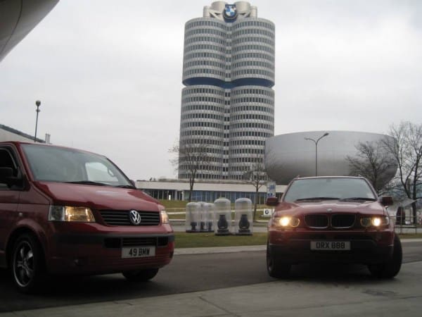 BMW X5 and Van
