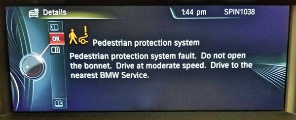 BMW Active Pedestrian Protection System 8TF