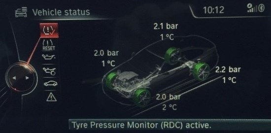 BMW Advanced Tyre Pressure Monitor Retrofit Coding For Temps- Grosvenor Motor Company - Independent BMW Specialists Reading Berkshire